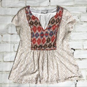 Anthropologie Akemi & Kim embroidered top